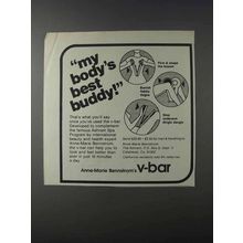 1981 Anne-Marie Bennstrom's V-Bar Ad - Best Buddy