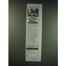 1987 Garden Way Troy-Bilt Tillers Ad - A tiller that does-it-all for small
