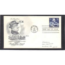 FDC Artmaster 1950 20c Franklin D. Roosevelt (Cachet-U/A) CV00187