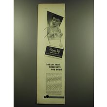 1949 Perma-Lift Bras Advertisement - The lift that never lets you down