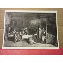 DISTRAINING FOR RENT by Sir D. Wilkie unused postcard National Gallery SCOTLAND/