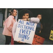 Intersectional Politics Anti Discrimination Human Rights March Postcard