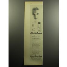1957 Elizabeth Arden Velva Moisture Film Advertisement - For skin that thirsts