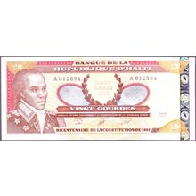 2001 Haiti Banknote 20 Gourdes