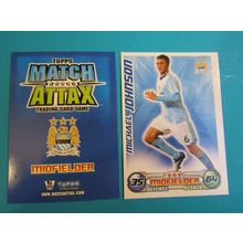 Michael Johnson - Manchester City - Match Attax 2008/09 Football Card