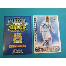 Pablo Zabaleta - Manchester City - Match Attax 2008/09 Football Card