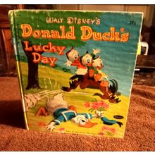 Tell-A-Tale Donald Duck's Lucky Day By Walt Disney Production 1951 Great Shape