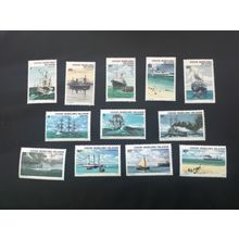 ICOLLECTZONE Cocos Islands 20-31 Ships and boats VF NH