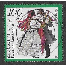 GER 1994 100pf+50 'NATIONAL COSTUMES- HOYERSWENDA' FINE USED (EBID52-210)