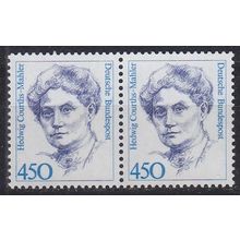 GERMANY BUND [1992] MiNr 1614 2er ( **/mnh ) Berühmte Frauen