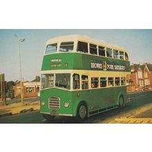 Gosport & Fareham Omnibus 1946 Arab Guy II Sausages Bus Transportation Postcard