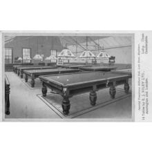 EJ Riley Billiard Hall Lord Street Blackburn Lancs Old Advertising Postcard