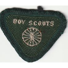 Scout Badges UK Pre 67 - Wolf Cub Proficiency Cyclist - Black Back - Used (PF62)