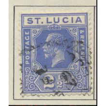 St. Lucia Stamp Scott #81, Used