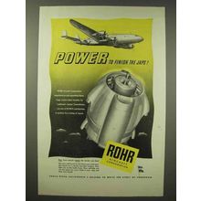 1945 Rohr Aircraft Ad - Power to Finish The Japs