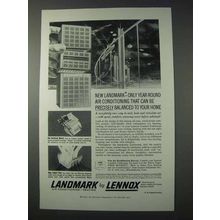 1959 Lennox Landmark Air Conditioning Ad - Year-Round