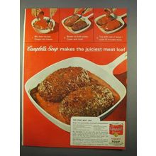 1963 Campbell's Tomato Soup Ad - Juciest Meat Loaf