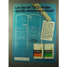 1973 Doral Cigarettes Ad - Measure up To