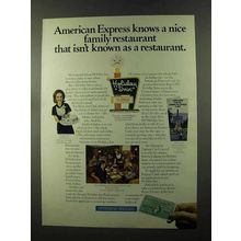 1973 Holiday Inn Ad - American Express Knows