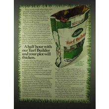 1978 Scotts Turf Builder Ad - Half Hour With