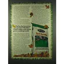1978 Scotts Turf Builder Ad - Fall is Best Time