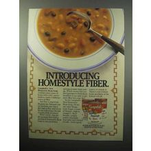 1987 Campbell's Homestyle Bean Soup Ad