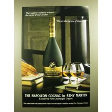 1988 Remy Martin Napoleon Cognac Ad - Our Readers Would Like You to Know