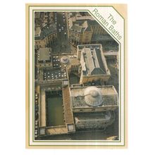 aerial view, ROMAN BATHS, BATH. SOMERSET unused postcard =