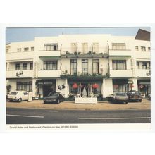 Grand Hotel and Restaurant Clacton-on-Sea Postcard Essex