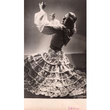 French Vintage 1940s Postcard Size Photo Unidentified Actress 2