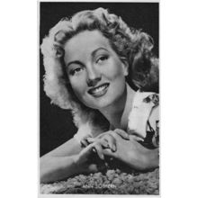 Ann Sothern Vintage Kwatta Film Movie Postcard Size Portrait