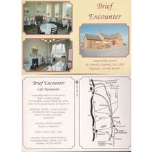 Penrith Langwathby Cumbria Station Hotel Restaurant Map Postcard