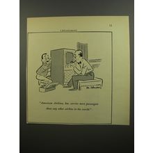 1952 American Airlines Ad - TV Repairman