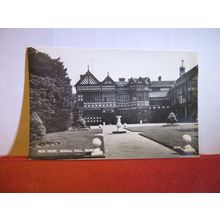 BRAMALL HALL, STOCKPORT, CHESHIRE used vintage postcard RP. 1964 pm =