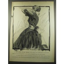 1955 Lord & Taylor Claire McCardell Dress Ad - The Popover