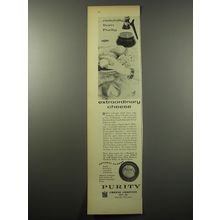 1955 Purity Cheese Company Ad - Naturally from Purity extraordinary cheese