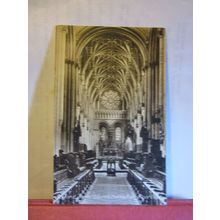 NAVE END, CHRIST CHURCH CATHEDRAL, OXFORD, unused antique postcard by F Frith =