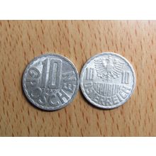 Austria 1969 10 Groschen Coin