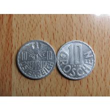 Austria 1976 10 Groschen Coin