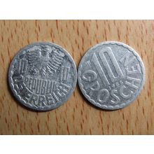 Austria 1985 10 Groschen Coin