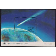 Portugal Appearance of Halley's Comet MS 1986 MNH SG#MS2050