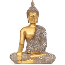 Buddha Statue for Home Decor Gold 10.4”-Buddha Statues for Zen Decor - Spiritual
