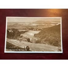 Vintage Postcard-View From Bury Hill-Sussex Landscape-Posted 1939