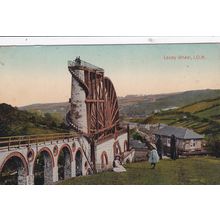 EC964 LAXEY WHEEL. PRINTED POSTCARD