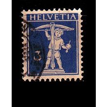 SCHWEIZ SWITZERLAND [1924] MiNr 0199 x ( O/used )