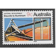 AUS 1970 U/M 9c 'BAUXITE TO ALUMINIUM' (EBID65-061)