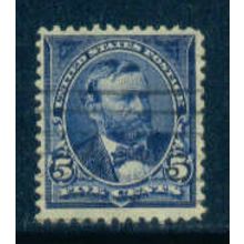 Used 281 5c Ulysses S. Grant Fine M04723