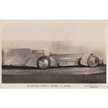 Sir Malcolm Campbells Bluebird Sports Car Gamages Holburn Dept Store RPC Postcar