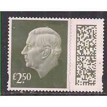GB 2024 KC 3rd £2.50 Gooseberry Green Machin Used SG V5026 ( L873 )