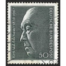 GERMANY 1976 Konrad Adebauer 50pf Sc#1205 - USED @M494